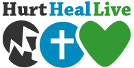 Hurt. Heal. Live. Logo
